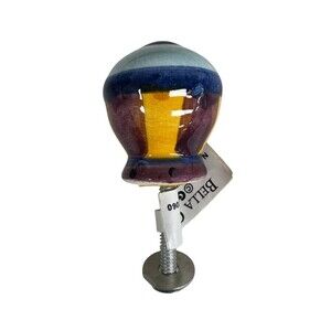 Ganz Bella Casa 12 Drawer Pulls Ceramic Colorful Whimsical Knobs Hand-painted #5